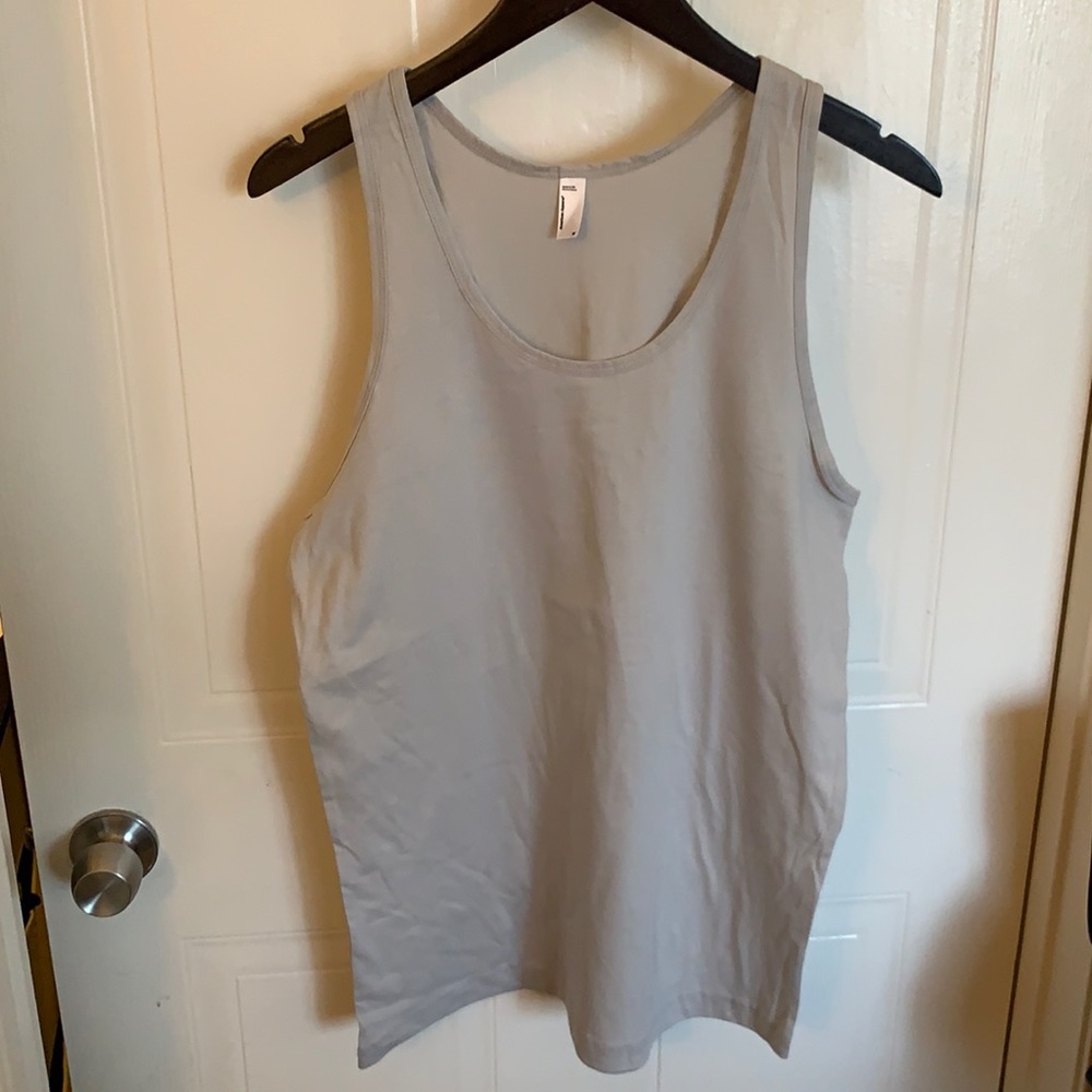 American Apparel Men’s Silver Tank Size Medium